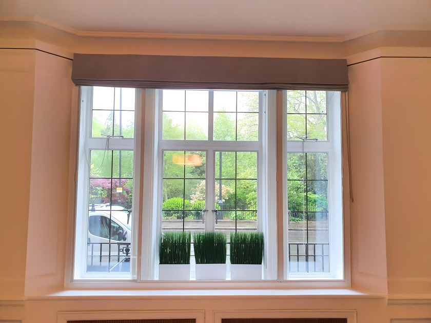 Modern acoustic windows in residential setting