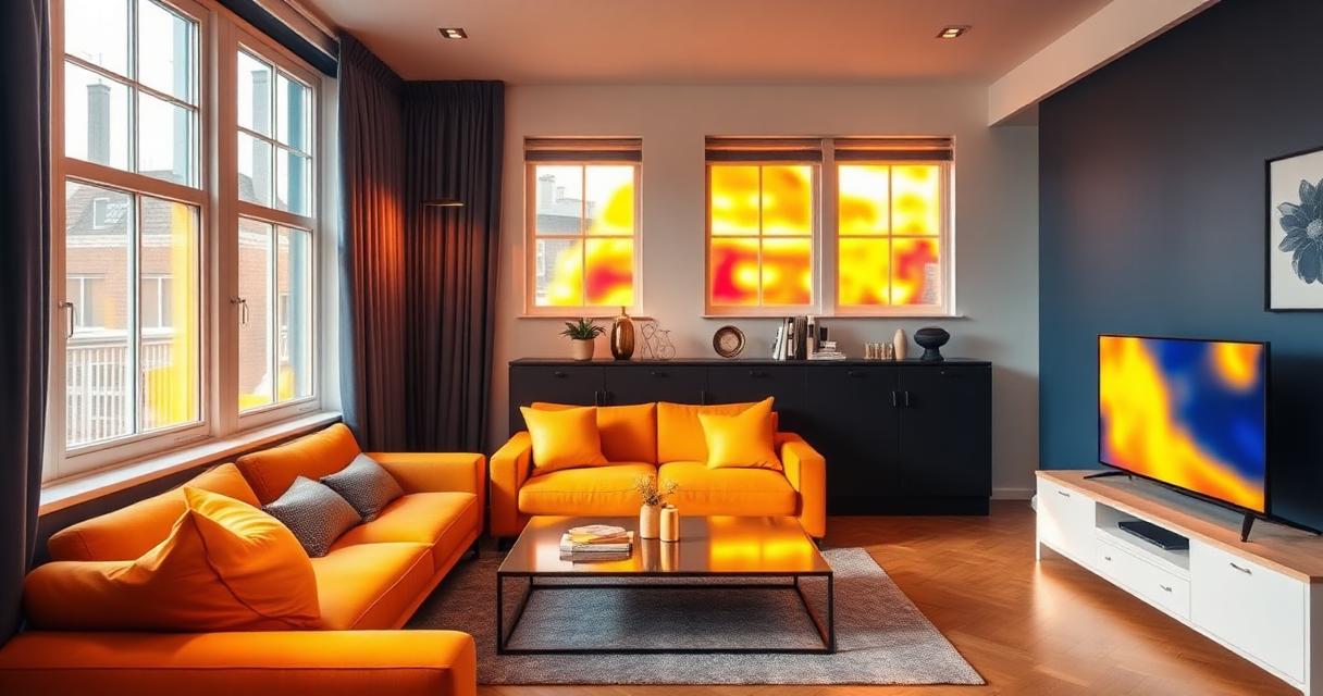 EPC certificate showing a London rental property upgraded from Band D to Band C with secondary glazing
